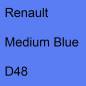 Preview: Renault, Medium Blue, D48.